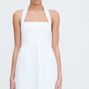 Hill House White Textured Dress